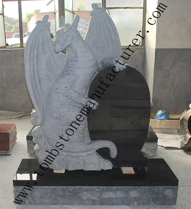 animal carving headstone2